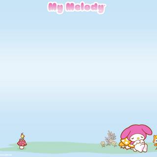 My Melody computer wallpaper