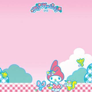 My Melody computer wallpaper