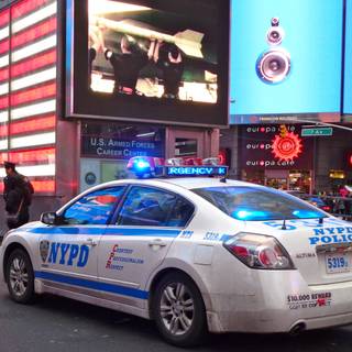 New York cop car wallpaper