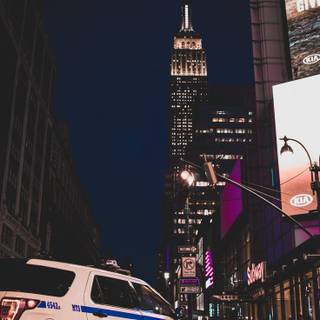 New York cop car wallpaper