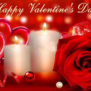 Valentine candle wallpaper