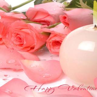 Valentine candle wallpaper