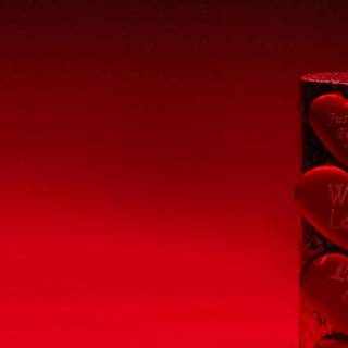 Valentine candle wallpaper