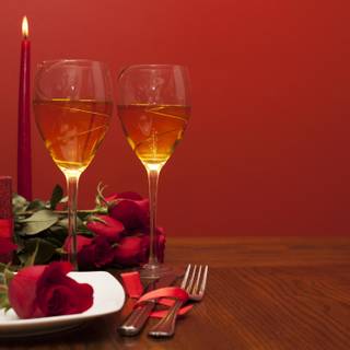 Valentine candle wallpaper