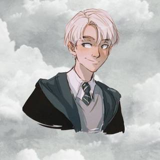 Draco Malfoy anime wallpaper