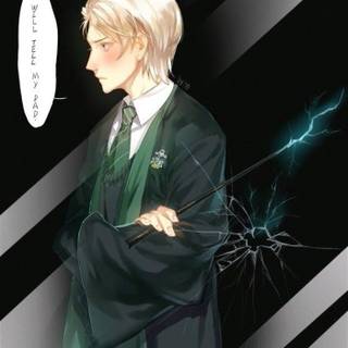 Draco Malfoy anime wallpaper