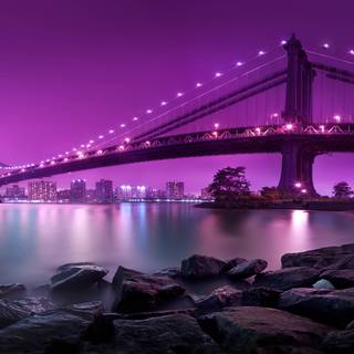 Purple river wallpaper