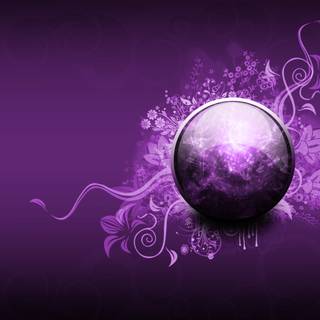 Purple circle wallpaper