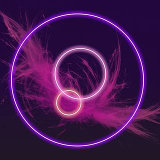 Purple circle wallpaper