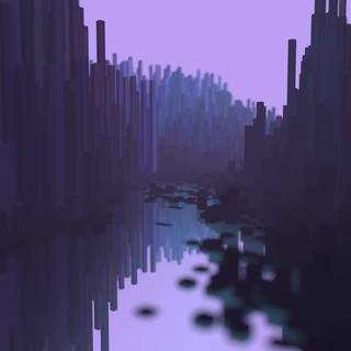 Purple river wallpaper