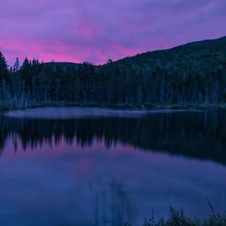 Purple river wallpaper