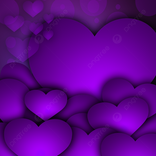 Valentine hearts purple wallpaper
