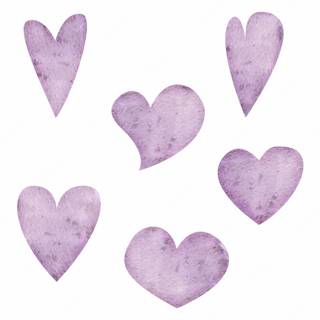 Valentine hearts purple wallpaper