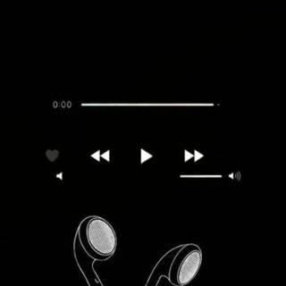 Music black and white wallpaper