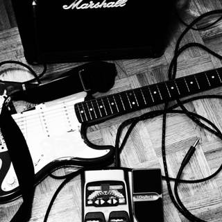 Music black and white wallpaper