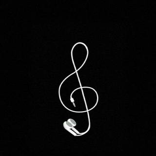 Music black and white wallpaper