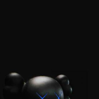 Black Kaws wallpaper