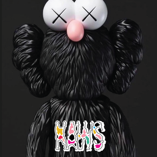 Black Kaws wallpaper