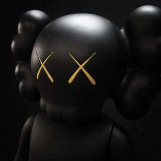 Black Kaws wallpaper