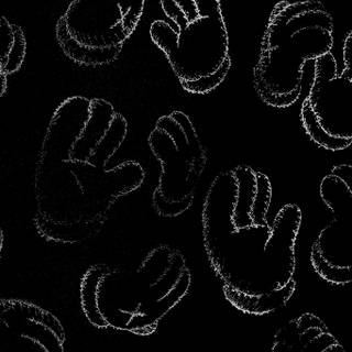 Black Kaws wallpaper