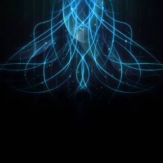 Blue aura wallpaper