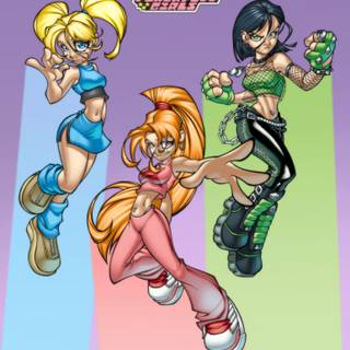 Powerpuff Girls anime wallpaper