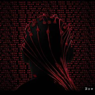 Hacker red wallpaper