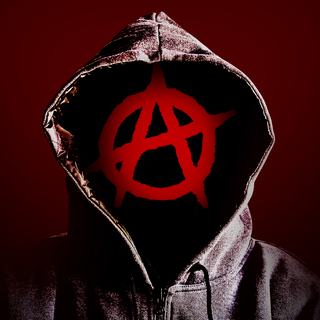 Hacker red wallpaper