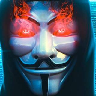 Hacker red wallpaper