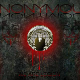 Hacker red wallpaper