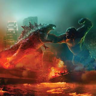 King Kong and Godzilla wallpaper
