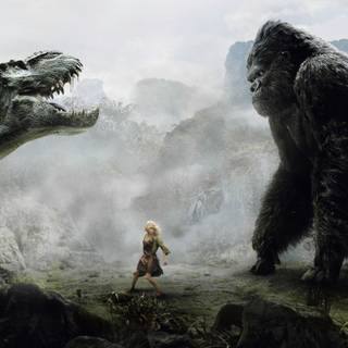 King Kong and Godzilla wallpaper