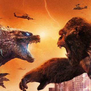 King Kong and Godzilla wallpaper