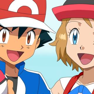 Ash Serena marriage wallpaper