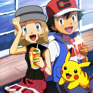 Ash Serena marriage wallpaper