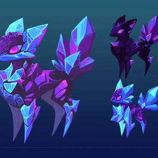 Elemental fox wallpaper