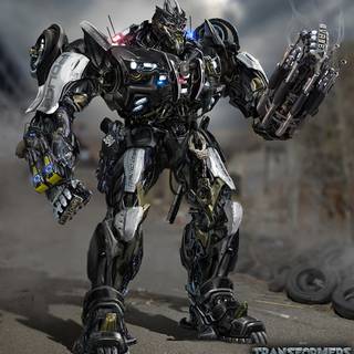 Transformers The Last Knight Barricade wallpaper