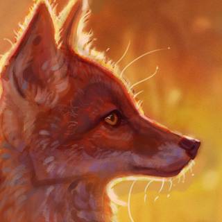 Elemental fox wallpaper