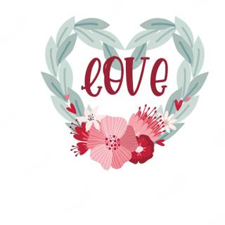 Boho Valentine Day wallpaper