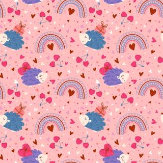 Boho Valentine Day wallpaper