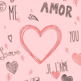 Cute Valentine iPhone wallpaper