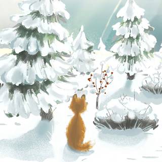 Cute winter sences wallpaper