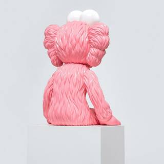 Kaws pink wallpaper
