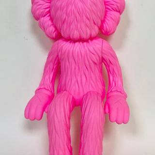 Kaws pink wallpaper