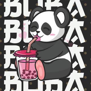Boba panda wallpaper