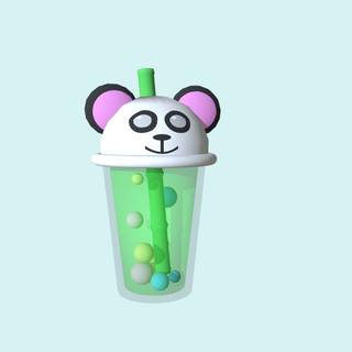 Boba panda wallpaper