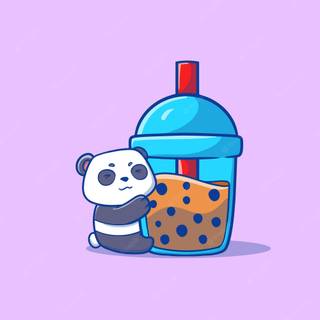 Boba panda wallpaper