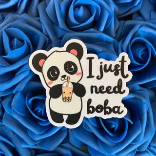 Boba panda wallpaper