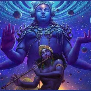 Krishna universe wallpaper