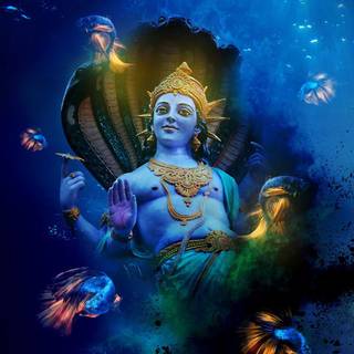 Krishna universe wallpaper